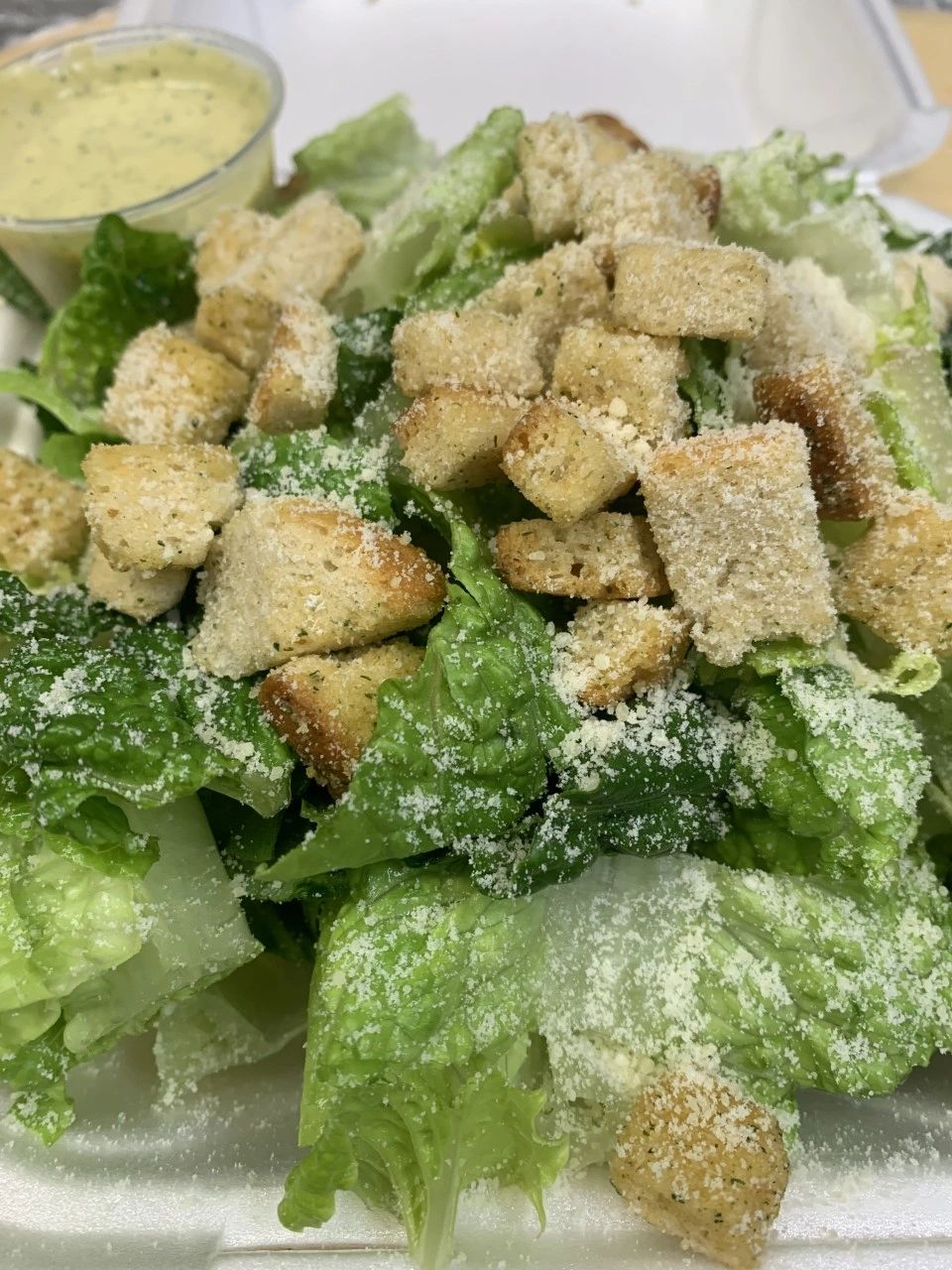 Fresh Caesar salad