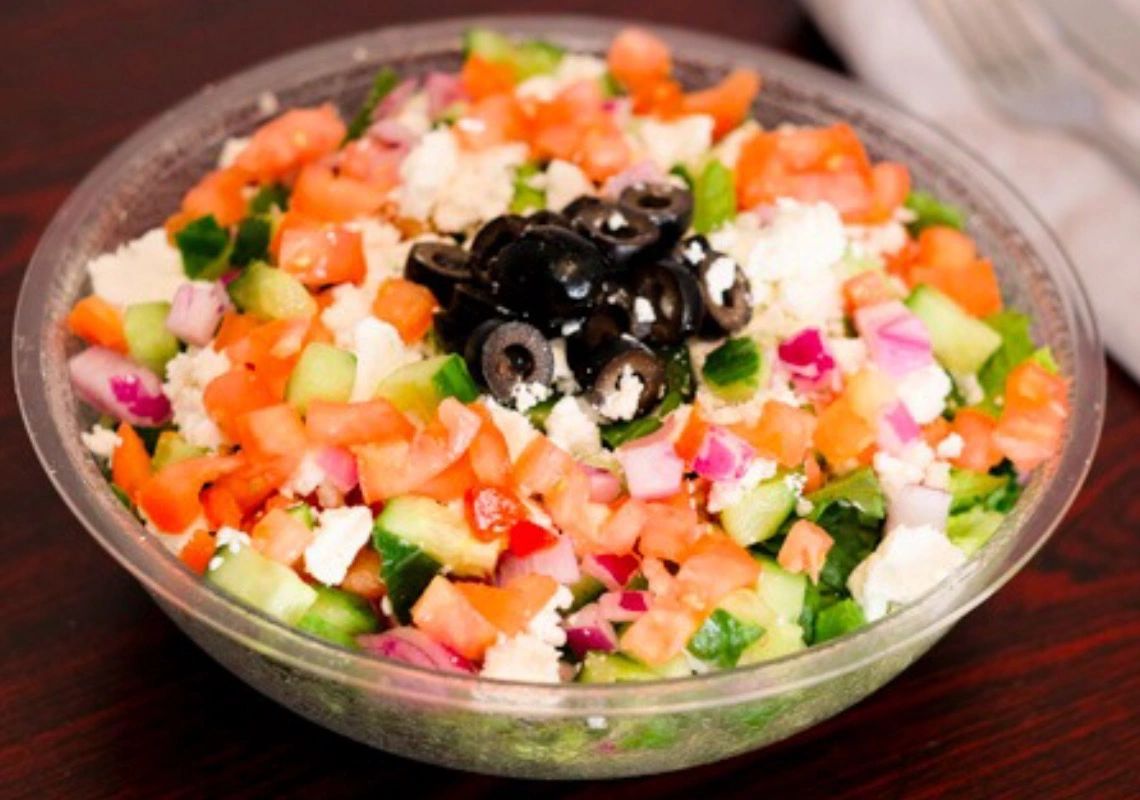 Mediterranean salad bowl